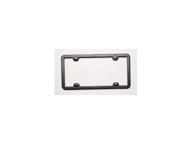 Corvette License Plate Frame Altec Matte Black