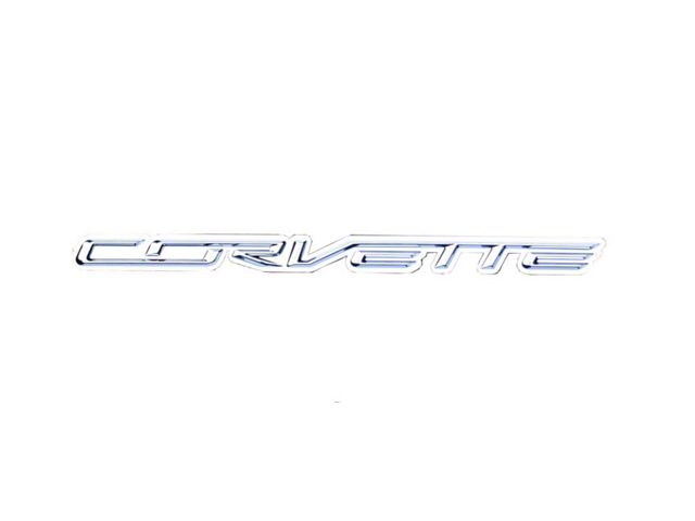 Corvette Metal Sign C7 Corvette Script 32 X 3