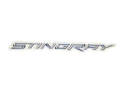 Corvette Metal Sign C7 Stingray Script 18 X 1