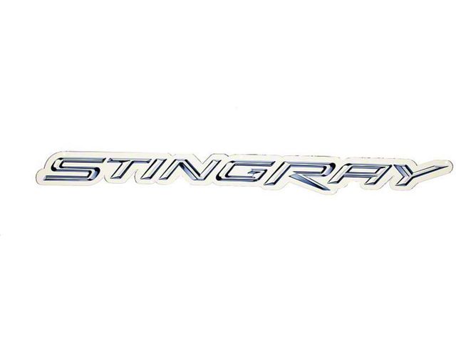Corvette Metal Sign C7 Stingray Script 50 X 5