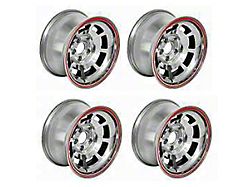 Pace Car Style Aluminum Replacement Wheel Set (62-68 Chevy II; 69-79 Nova)