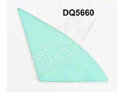 Plexi Quarter Window; Clear (56-60 Corvette C1 Convertible w/ Removable Hardtop)