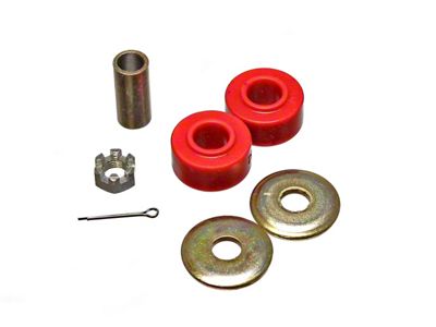 Rack and Pinion Bushing Set; Red (63-82 Corvette C2 & C3)