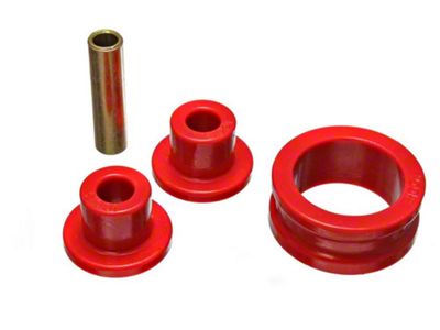 Rack and Pinion Bushings; Red (84-96 Corvette C4)