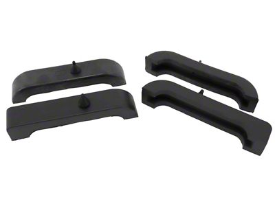 Radiator Mount Cushion Set; 2-5/8-Inch Think (76-82 Corvette C3)