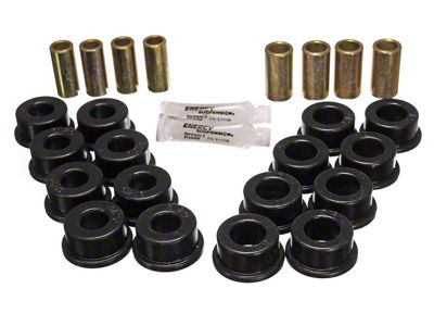 Rear Control Arm Bushings; Black (84-95 Corvette C4)