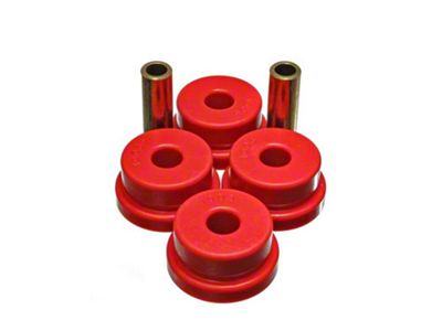 Rear Differential Carrier Bushings; Red (84-96 Corvette C4)