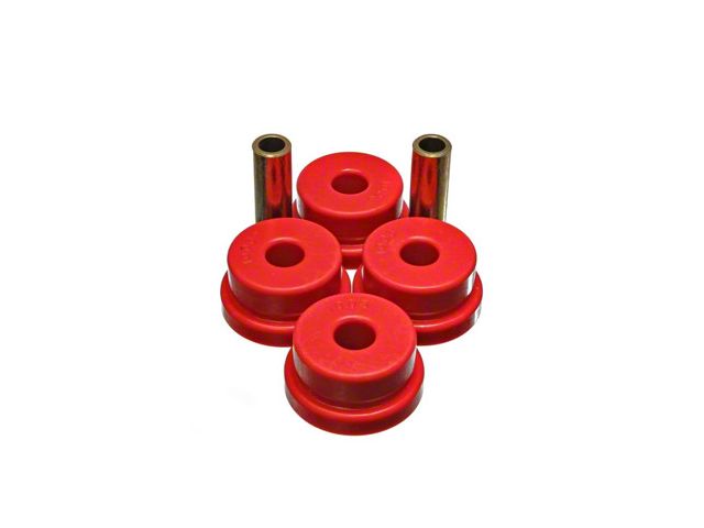 Rear Differential Carrier Bushings; Red (84-96 Corvette C4)