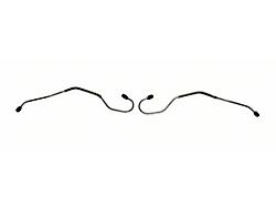 Rear End Housing Brake Lines; OE Steel (Early 1965 Corvette C2 w/ Power Brakes)