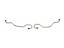 Rear End Housing Brake Lines; OE Steel (1968 Corvette C3 w/ Power Brakes)