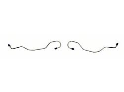 Rear End Housing Brake Lines; OE Steel (1975 Corvette C3 w/ Manual Brakes; 76-82 Corvette C3)