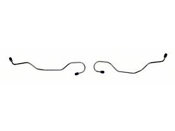 Rear End Housing Brake Lines; Stainless Steel (70-73 Corvette C3 w/ Manual Brakes)