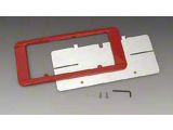 Corvette Rear License Plate Frame, Painted Factory ExteriorColors, 2005-2013