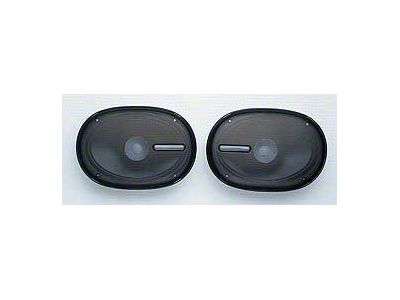 Custom Autosound Corvette Rear Replacement Speakers, Kenwood, 1978-1982