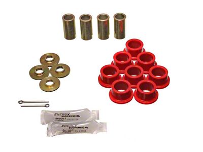 Rear Strut Rod Bushings; 1.50-Inch OD Rod Eye; Red (63-74 Corvette C2 & C3)