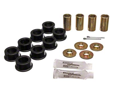 Rear Strut Rod Bushings; 1.75-Inch OD Rod Eye; Black (63-82 Corvette C2 & C3)