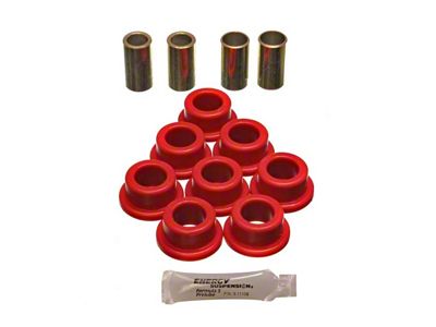 Rear Strut Rod Bushings; Red (84-87 Corvette C4)