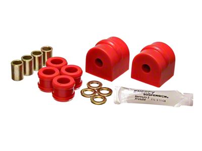 Rear Sway Bar Bushings; 7/16-Inch; Red (63-82 Corvette C2 & C3)