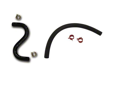 Frame to Fuel Pump Fuel Line Hose Kit with Clamp and Silkscreen Logos (70-82 Corvette C3)