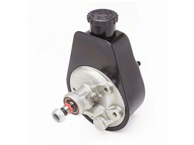 Saginaw Power Steering Pump; Keyway Style; Black (63-74 Corvette C2 & C3)