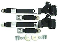 Seat Belt,Coupe Black,74-77 