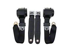 Corvette Seat Belt Set, Single Retractor, GM, 1963-1967