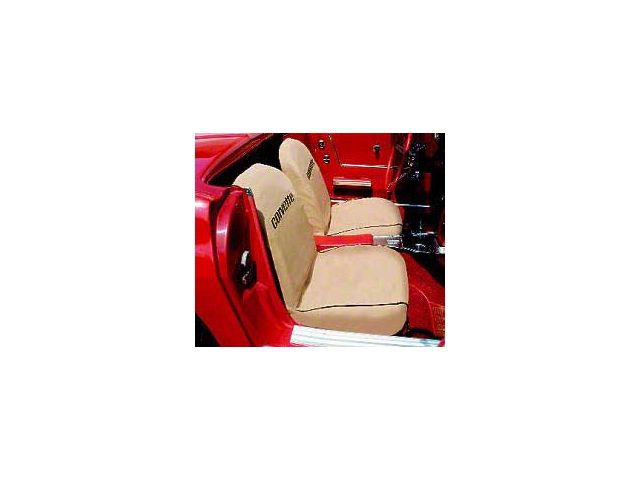 Corvette Seat Saver Slipcovers, Tan, Covercraft, 1963-1964