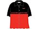 Corvette Shirt, David Carey, C6 Split Design, Red And Black