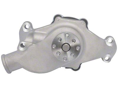 Short Style Water Pump; Natural (55-82 Small Block V8 Corvette C1, C2 & C3)