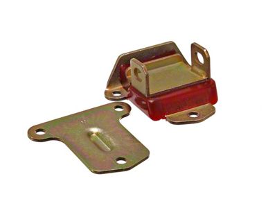 Short and Wide Motor Mount; Zinc; Red (63-82 Corvette C2 & C3)