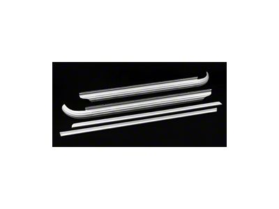 Side Exhaust Covers; Unpainted (63-67 Corvette C2)