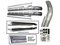 Side Exhaust Covers with Upper Mouldings (65-67 Corvette C2)