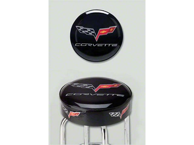 Corvette Smaller Garage And Work Shop Size Stool 24 With C6 Logo