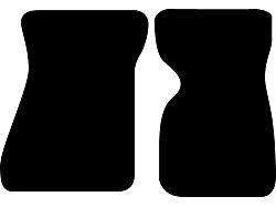 Sport Touring Cutpile Floor Mats; Black (68-82 Corvette C3)