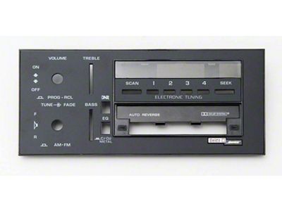 Corvette Stereo Face Plate, Bose, 1984