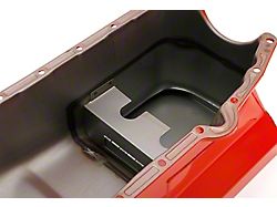 Street/Strip Oil Pan; 7-Quart; Deep Orange (57-78 Small Block V8 Corvette C1, C2 & C3)