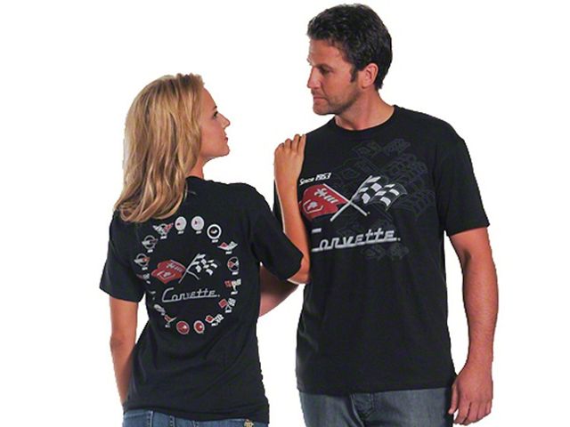 Corvette T-Shirt, Corvette Since 1953 Emblems