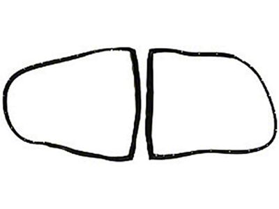 Corvette T Top Panel Weatherstrip, Latex, 19 Pin, 1968-1977Early