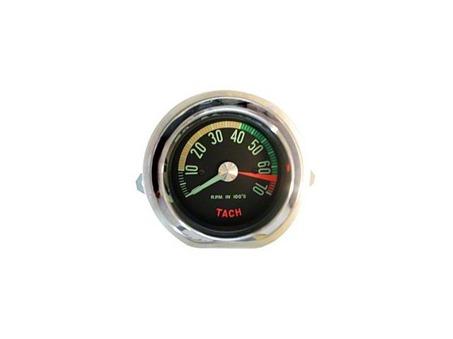 Corvette Tachometer, 6500 RPM, With Distributor Drive, 1960Late-1961Early (Convertible)