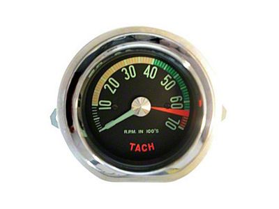 Corvette Tachometer, 6500 RPM, With Distributor Drive, 1960Late-1961Early (Convertible)