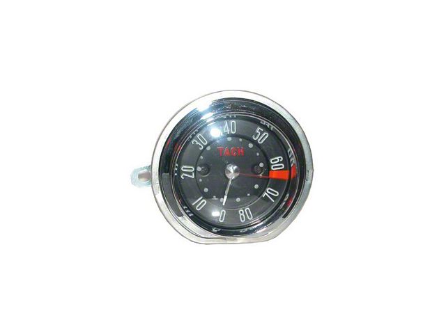 Corvette Tachometer, 8000 RPM, With Distributor Drive, 1958 (Convertible)