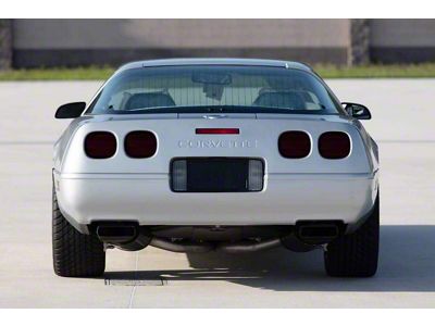 Tail Light Covers; Smoked (91-96 Corvette C4 ZR1)