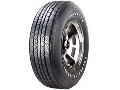 Corvette Tire, 225/70/R15 Radial, Small White Letter, Polysteel, Goodyear, 1978