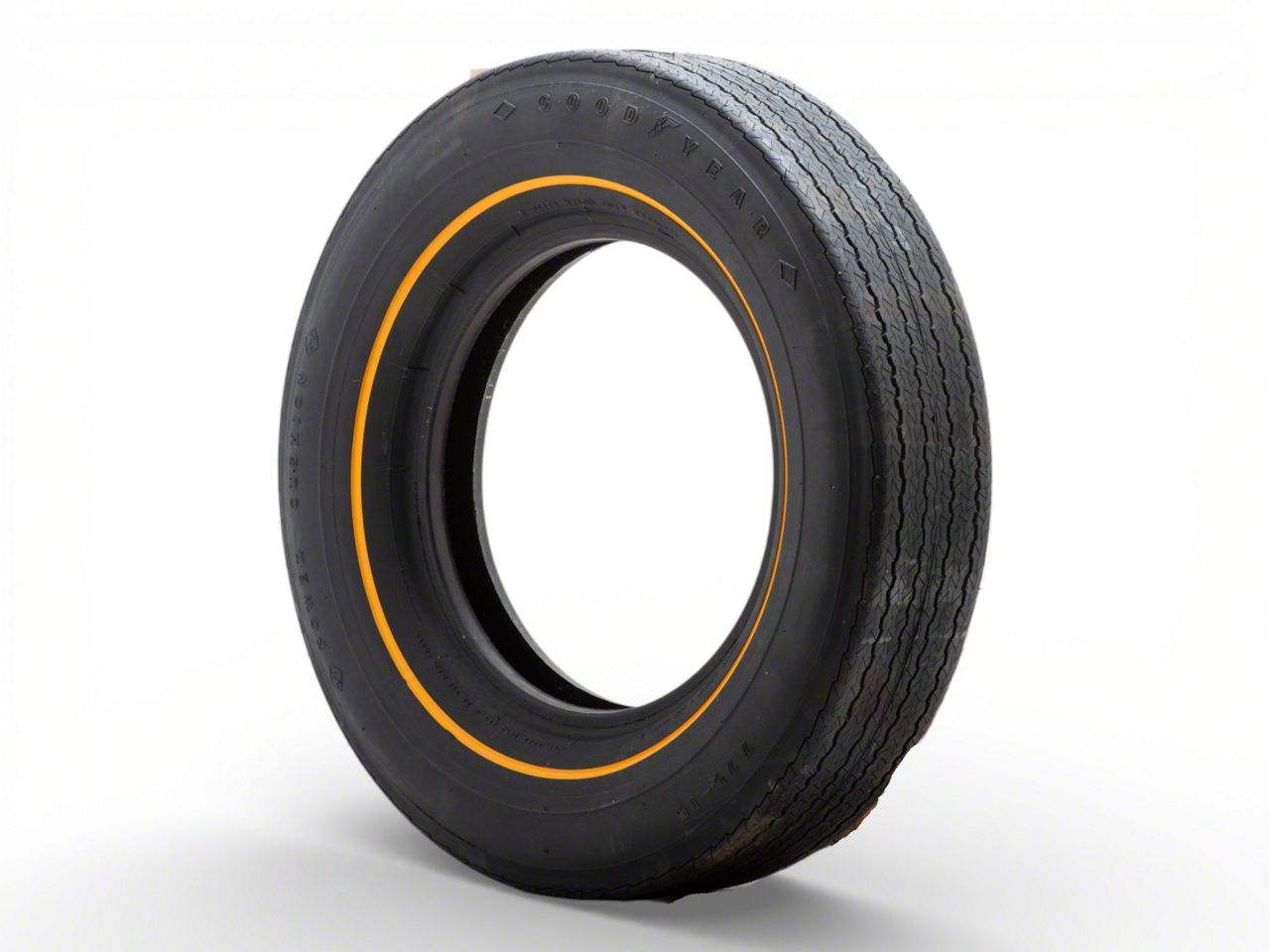 Ecklers Tire, 7.75/15 Gold Line,Power Cushion,Goodyear, 65-67