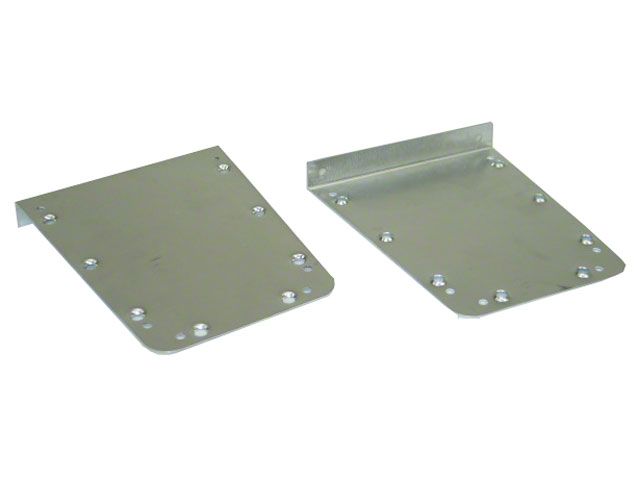 Corvette Trunk Floor Access Plates, Steel, Early 1958 (Early)