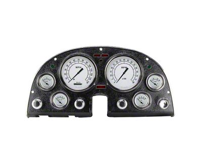 Classic Instruments Corvette Updated Classic Instruments Gauge Kit, Classic White Series, 1963-1967