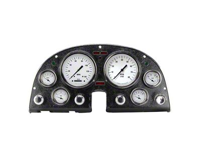 Corvette Updated Classic Instruments Gauge Kit, White Hot Series, C2 1963-1967