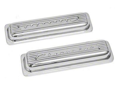 Corvette Valve Covers, Classic-Style, Polished Aluminum, 1986Late-1991