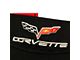 Corvette Visor Pique Mesh Black With C6 Logo