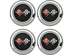 Wheel Center Caps; Set of Four (1978 Corvette C3 Indianapolis 500 Pace Car)